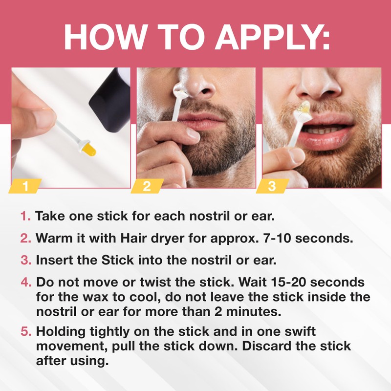 GiGi Nose + Ear Wax Kit, Safe, Quick, and Easy,