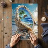 Beach Puzzles for Adults 1000 Piece, PICKFORU Summer Marine Jewel
