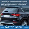A ABSOPRO Rear Left & Right Side Bumper Reflector No.8191035060