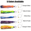 Fishing Trolling Lures- 5PCS Saltwater Trolling Skirted Lures Offshore Big