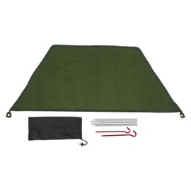 Outdoor Stove Windscreen Portable Canvas Camping Fire Windshield for Picnic Cooking BBQ