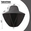 Sombrero de sol de ala Ancha, Gorro de Pesca Transpirable