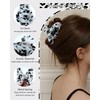 4 pack Cute Medium Claw Clips for Thin Fine Hair,