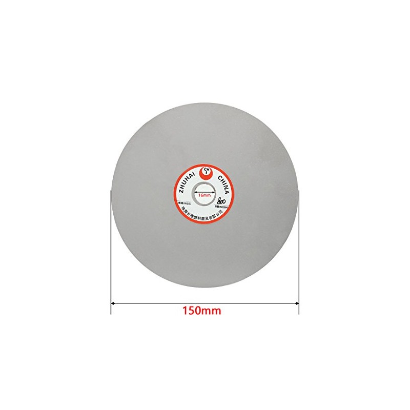 uxcell 6-inch Grit 800 Diamond Coated Flat Lap Wheel Grinding