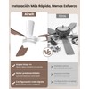 Airwit Ventilador de Techo 41", Reversible, 5 Aspas