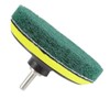 5 Inch Drill Power Scrubber Scouring Pads Cleaning Kit, Includes