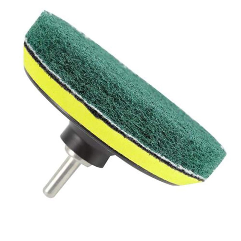 5 Inch Drill Power Scrubber Scouring Pads Cleaning Kit, Includes