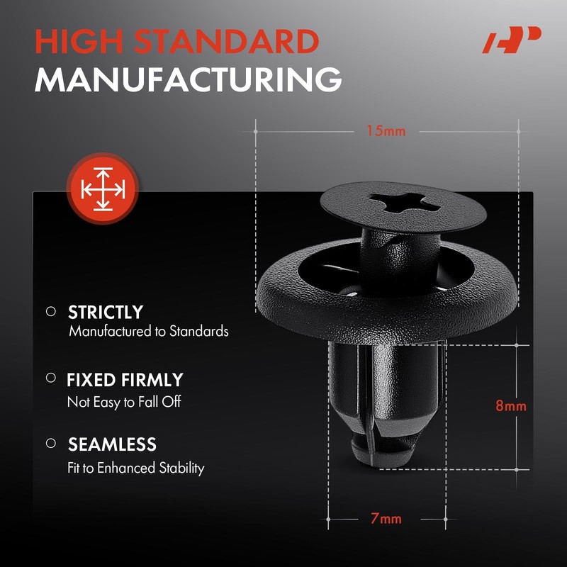 A-Premium 50PCS Nylon Fender Liner Clips Fasteners Compatible with Subaru