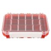 Fish Tackle Storage Box, Multi Compartment Portable PP Fishing Tackle
