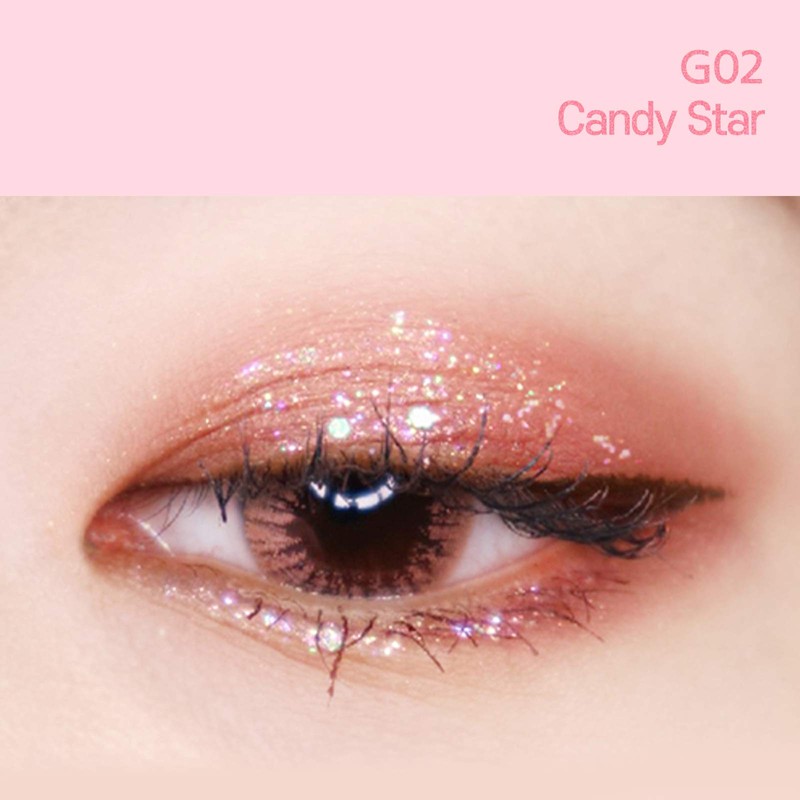 Black Rouge G02 Pearl Brie Glitter 0.08 oz (2.0 g)