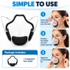 Transparent Mouth Mask for Cycling and Outdoor Wear – Clear