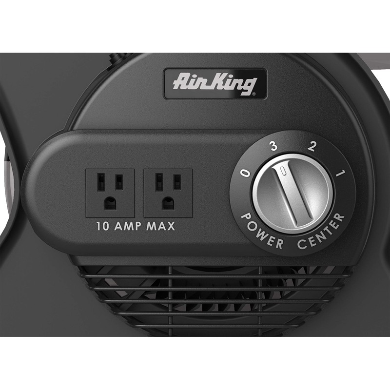 Air King 3-Speed Commercial Grade Pivoting Utility Blower, Black/Gray