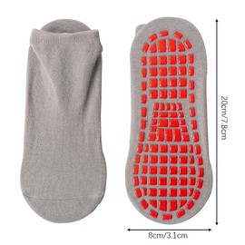 AWAVM 5 Pairs Non Slip Yoga Pilates Socks,Yoga Socks for Women&Men for Women Non Slip with Grips Anti Non Slip Slipper Socks for Ballet, Pilates, Hospital, Home