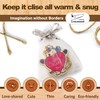 Crocowood 24 PCs Wooden Pocket Hug Token Bulk - Pocket