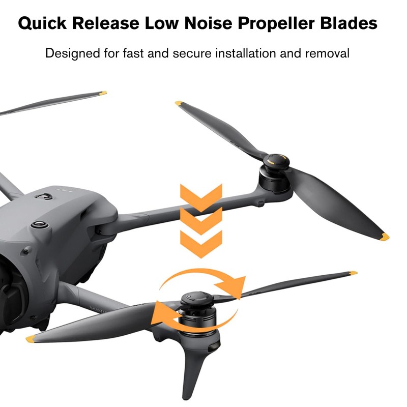 4Pcs Spare Propellers Compatible with DJl Mavic 4 Pro Drones,