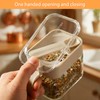 Suclain 6 Pcs Condiment Jar Spice Container 13.5oz Sugar and