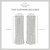 Exclusive Home Curtains Burke Blackout Grommet Top Curtain Panel Pair,