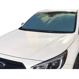 HeatShield, The Original Windshield Sun Shade, Custom-Fit for Subaru Legacy Sedan w/Eyesight with High Beam Assist 2017, 2018, 2019, Silver Series