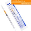 100 Pack - 1ml 25 Gauge 5/8 Inch Syringe Lab