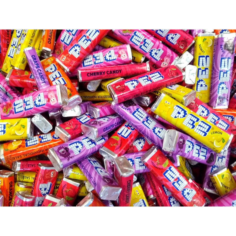 Pez - 1 Pound of Bulk Individually Wrapped Cherry Lemon