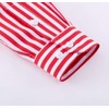 ERZTIAY Men's Casual Business Vertical Striped Button Down Long Sleeve