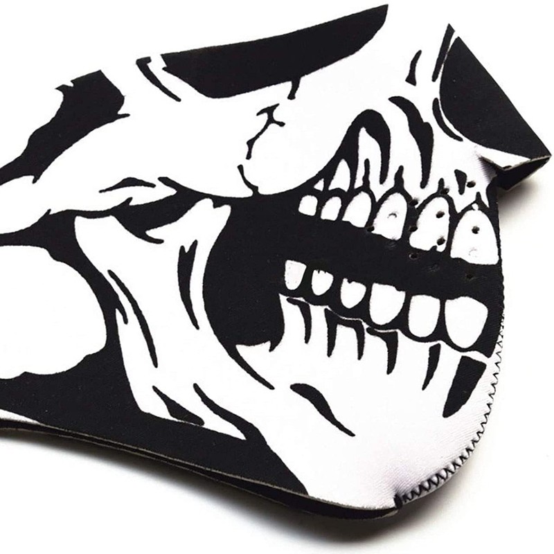 CHROME CRANE MK007 Men's Face Guard, Skull, Sports Design, Cold