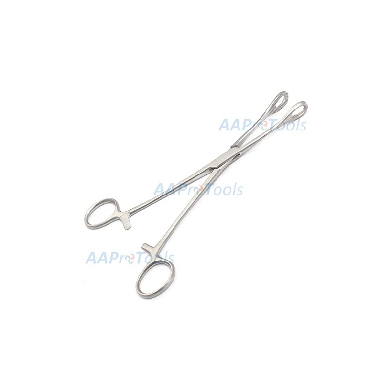 AAProTools 9-1/2" Locking Sponge Forceps - Stainless Steel - Four-Stage