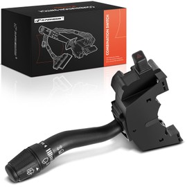 A-Premium Turn Signal Switch, Windshield Wiper Washer, Hazard Warning Flasher, Compatible with Ford F-150 1999-2003, F-250/350/450/550 Super Duty (1999 F-250 GVW Under 8,500lb), Blackwood
