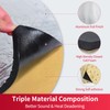 AggSound 157mil(4mm) 18sqft Aluminum Foil Finish Car Insulation Roll Sound