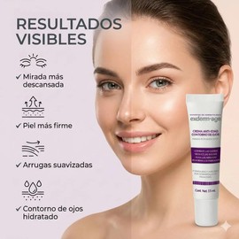 Exderm Age Crema Contorno de Ojos Antiedad y Antiojeras Reduce Bolsas con Retinol Prote?na de Soya Extracto Avena Tratamiento Reafirmante 15 Ml