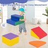 HONEY JOY Toddler Climbing Toys Indoor, 4-Piece Soft Climbing Foam