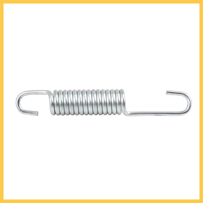 BULLSPANN Motorcycle Side Stand Spring Silver Tone Side Bracket Kickstand