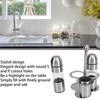 Stainless Steel Seasoning Bottle Multipurpose Food Grade Refillable Rustproof Salt