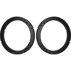 5.25" 5 1/4" Speaker Spacers Depth Extender Extending Rings - 1/2" thick - ID: 4 3/4" OD: 5 3/4" - 1 Pair - SSK525K - Stackable - Perfect For Framing Fiberglass Enclosures