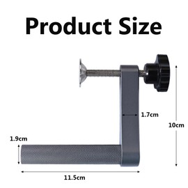 2 Pack 19mm Adjustable Bench Dog Clamps, Stainless Steel Hold Down Clamps for Woodworking Workbench and MFT Tables