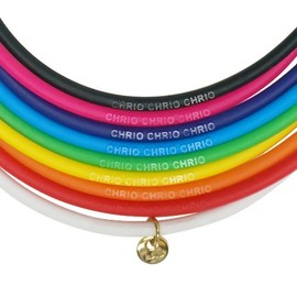 Clio Alpha Ring Necklace, CHRIOring NECKLASE, Passion Orange, S