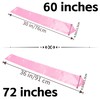 UIALECG Unisex Graduation Stole Blank Graduation Sash Plain Grad Stole,Pink