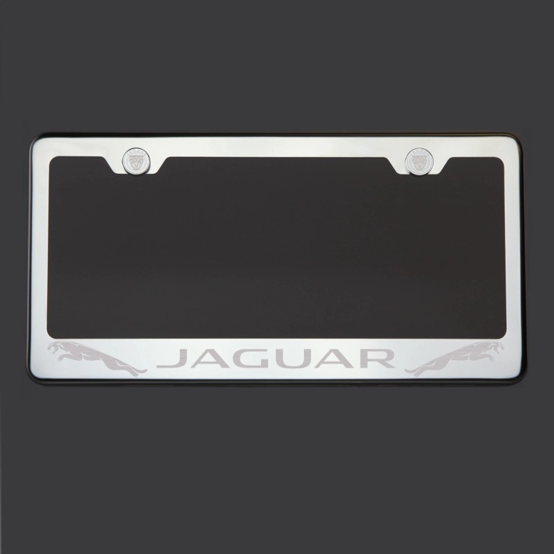 KA Chrome Polished Fit Jaguar Laser Etched Engraved License Plate