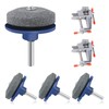 VLIKE Mower Blade Sharpening Kit with Locking Mini Vises