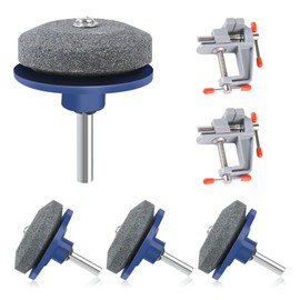 VLIKE Mower Blade Sharpening Kit with Locking Mini Vises