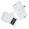 MARTIAL WORLD Knuckle-type Finger Gloves Open Finger PG38-L-WH White L