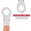 BuyUneed Braided Ground Straps Copper Automotive Grounding Wire Connection 1/4"