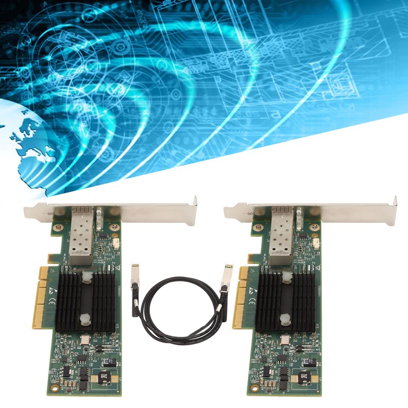 2PCS MNPA19 XTR 10Gb SFP+ PCIE Network Card with 3.28ft