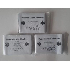 graham medical 3 Pack Graham medical Thermal Mylar Blankets 84 x 52 New  Free Shipping