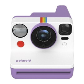 Polaroid Now Generation 3 Analog Instant Camera with Two-Lens Autofocus System (Purple) and Color Film Bundle (8 Photos)