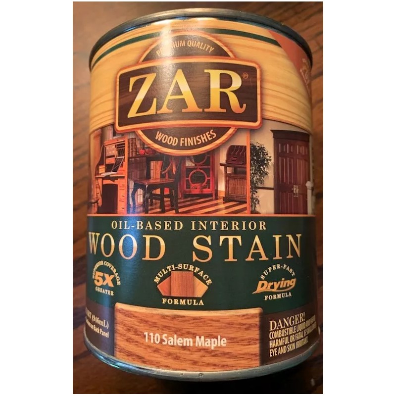 Zar Interior Stain 110 SALEM MAPLE Quart