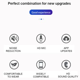 Language Translator Earbuds, 2 Way Real Time Translation Translator Device Support 144 Languages, Wireless Bluetooth Language Translator Earphones for Travel Business (Black)