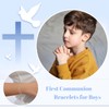 First Communion Gifts for Boys Cross Bracelet Religious Baptism Bracelets