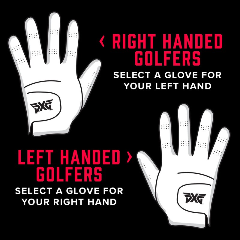 PXG Men's RH Players Glove G4-652021019RHSC-WHT Golf Glove, Right Hand,