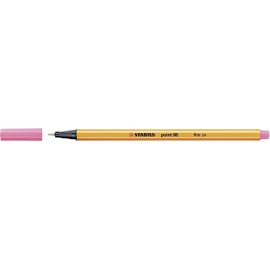 Fineliner - STABILO Point 88 Box of 10 Light Pink